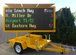 Full Colour Transportable Variable Message Sign