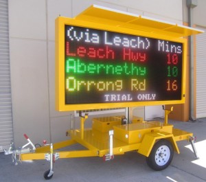 Full Colour Transportable Variable Message Sign